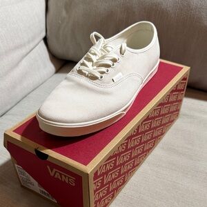 Vans Men's Cream Suede Sneakers